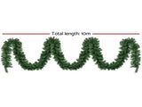 Jingle Jollys 10M Christmas Garland LED Lights Party Xmas Decorations 700 TIPS XM-TR-GAR-10M-LED
