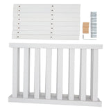 4 Tier Shoe Rack White Stackable Shoes Rack Organizer Multifunctional Bamboo Shoe Rack for Home V1294-YM0521-3117230094411