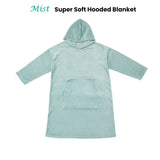 Accessorize Mist Super Soft Hooded Blanket Small/Medium V442-HIN-BLANKET-HOODIE-MIST-S