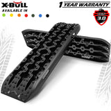 X-BULL Recovery tracks / Sand tracks / Mud tracks / Off Road 4WD 4x4 Car 2pcs Gen 3.0 - Black V211-AUEB-XBRT009-N