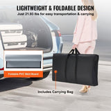 VEVOR Portable Tradeshow Podium Table, 900 x 490 x 940 mm, Display Exhibition Counter Stand Booth V952-LSZST20DCSZKAJK1FV0