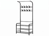 Artiss Clothes Rack Airer Coat Stand 179cm Hanger Rail Closet HANGER-SR6530-STD-BK
