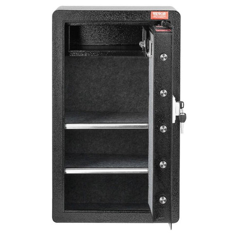 VEVOR Single Door 4.0 cu.ft Safe Box with Key Lock & Password, Safe Lock Box with Fireproof Bag, Key V952-DMBXXLS452CUYI3X5V9