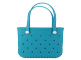 Waterproof Hexagon Mesh Beach Bag Large Capacity Travel Storage Tote for Swimwear Towel Sunglasses V1258-BAG-HS04-M-LKB