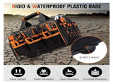 17 Inch Heavy Duty Tool Bag - 43cm Wide Open Mouth Organiser - Thickened Wear Resistant Oxford Cloth V888-ELOSUNG18538