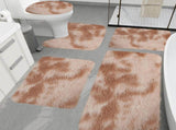 5Pc Bath Mats for Bathroom, Quick-Dry Bathroom Rugs Sets Washable Non-Slip Bath Mat Ultra Soft V1189-LWWAL-20260325-01107