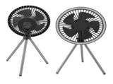 Tripod Fan 10000mAh 3 Gears Adjustable Timing Function Portable Desktop Fan with Light for Outdoor V1294-YM0715-3113220111712