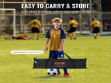 Soccer Trainer, 2-IN-1 Portable Soccer Rebounder Net, Iron Soccer Practice Equipment, Sports V952-ZQHDWTZDZBXGZ780TV0
