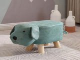 Children Wooden Low Stools Cute Cartoon Children Stool Small Dog Shape Stool for Home Kindergarten V1294-YM0716-3116220007318