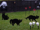 Halloween - 3-piece - Decoration - Decoration - Black Cat - Yard Signs Decorations - Scary V1188-MS101-02164-1