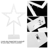 Star Shape LED Night Light Table Night Lamp Home Room Xmas Christmas Decor Kid Gift V1294-YM0901-3119200027611