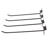 30PCS Panel Hooks Black Slatwall Hanger Thickened Easy Installation Anti Rust Display Pegs for V1294-YM0706-3117230143711