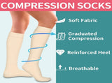 6Pairs Compression Socks for Women and Men - Best for Circulation, Running, Athletic, Recover, V1189-LWWAL-20260325-00652
