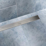 800mm Bathroom Shower Stainless Steel Grate Drain w/Centre outlet Floor Waste V63-832801