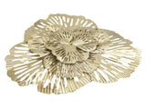 Metal Wall Decor Modern Stylish Triangular Ginkgo Flower Iron 3D Wall Sculpture for Living Room V1294-YM0626-3115220150212