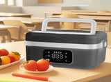 Electric Heating Insulated Lunch Box 304 Stainless Steel Portable Insulated Storage Container, V1106-DRBWWCH002