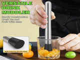 6 Pcs Straw Puncher and Muddler for Plastic Lids Lemonade Cups, Stainless Steel Muddler and Mixing V1258-DP02-C-633