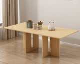 Walnut Melamine Dining Table 8 Seater V912-22APLD006-WALNUT