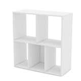 12 Cube Storage Organizer Wood Bookcase Cabinet Bookshelf Storage Wall Shelf Organizer Display Stand V485-SKUH54669-WH