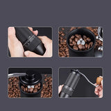 1-Pack, Manual Coffee Grinder, Hand Coffee Grinder with Built-in Digital Adjustable Setting, Black, V1232-SYKFQ001