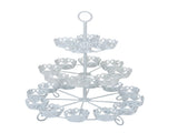 Cupcake Stand for 24 Cupcakes 3 Tier Pastry Serving Display Stand Iron Dessert Carrier Display V1294-YM3118220247811-0421