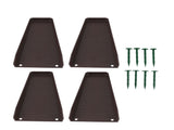 4PCS Downspout Splash Block Rain Gutter Downspout Extensions Fixable Downspout Extender with 8 V1294-YM0901-3111230346411