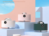 Pink Adorable Space Capsule Humidifier - Portable USB Cool Mist Maker with LED Display & Ambient V888-ELOSUNG32901