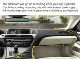 WIFI 3 Channels Dash Cam 1080P Full HD Car Dashcam with Hardwire Kit and 32GB Card V462-TA-104-01