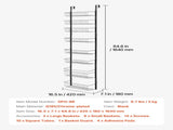 8-Tier Over the Door Pantry Organizer Hanging Storage Rack Adjustable V952-MGCCJ8CHS000V0LYTV0