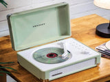 Crosley Cruiser Portable Retro CD Player with Stereo Bluetooth Speakers, FM Radio - Mint V398-CR3505A-MT