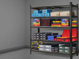 Traderight Warehouse Shelving Shelves Black HW0188-BK