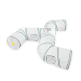 Gray Faucet Shaped Pet Tunnel Toy Collapsible Play Channel with Interactive Design for Cats V1192-AZ-W-24113