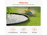 Landscape Edging, 2000 x 10 cm Plastic Garden Border Edging with 30 Spikes & 2 Ground Stakes, No V952-SLPZ66FT4INCGWH0J001V0