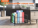 Blueprint Storage Rack, 20 Slots Blueprint Holder with Wheels, Mobile Metal Blueprint Storage Cart V952-LTJJS20CLDS0NMRQHV0