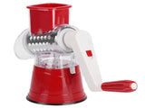 Hand Crank Vegetable Cutter Rotatable Fruit Grater Shredder Cutter Kitchen Accessory for HomeRed V1294-YM0901-3113210163611