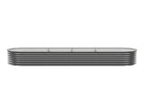 Green Fingers 4 Pcs Raised Garden Bed Kit Oval Galvanized Steel Planter Boxes 320x80x56cm, Heavy GARDEN-OVAL-AG-3208056X4