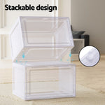 Artiss Shoe Box DIY Set of 6 Stackable Magnetic Door DIY-SHOE-BOX-MG-6-WH