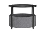 Round Side Table Bedside Storage Basket V63-921051