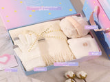 White Winter Gift Box Set for Women - Soft Warm V888-ELOSUNG53150