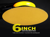 6 Inch Sanding Discs Hook and Loop No Hole, 320 Grit Sandpaper, Da Sandpaper for Automotive and V1259-DP01-A-2876