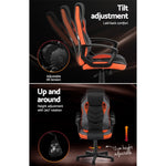 Artiss Gaming Office Chair Computer Executive Racing Chairs High Back Orange OCHAIR-H-GAME-OR