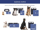 Waterproof Dog Blanket for Couch & Furniture Protection - Super Soft Reversible Throw Large Dogs V1259-DP01-A-4479