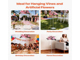 Wedding Flower Stand, 10PCS 80cm Column Flower Stand, Floral Stands with Acrylic Laminate, V952-HLHJLFT10J806TMWQ001V0
