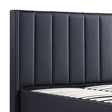 Gas Lift King Bed Frame MDF in Black V43-BED-PRD-K