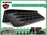 X-BULL Recovery tracks Sand Trucks Offroad With 4PCS Mounting Pins 4WDGen 2.0 - Black V211-AUEB-XBST002-P