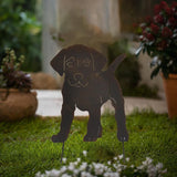 Metal Garden Dog Statue Decorative Stakes Animal Silhouette for Garden Home Decor Outdoor Gifts V1294-YM0718-10121935