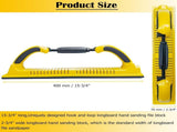 Adjustable Radius Flex Longboard Hand Sanding File Block with Hook & Loop Backing - Use Continuous V1366-AZ2-W-03656