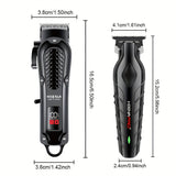 Men's Electric Hair Clipper with LCD Display V1142-LP601099696672748