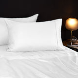 Morrissey 1700TC Cotton Rich Sheet Set White Queen V442-SIM-SHEETS-1700TCCOTTONRICH-WHITE-QS