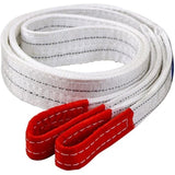 Industrial Lifting Sling 2t X White, Wear Flat, Cargo Resistant, Lifting Sling for Trailer, 1m V1237-MS-626-197